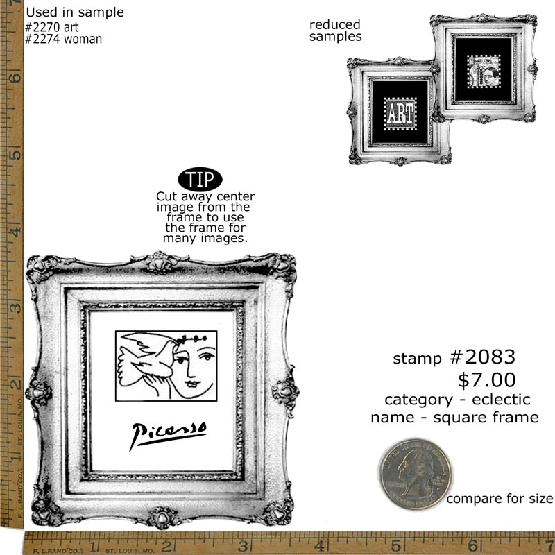 #2083 - Square Frame - Eclectic